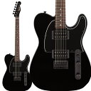 Squier by Fender FSR Affinity Series Telecaster HH Laurel Fingerboard Metallic Black with Matching Headstock and Black Hardware エレキギター テレキャスター 