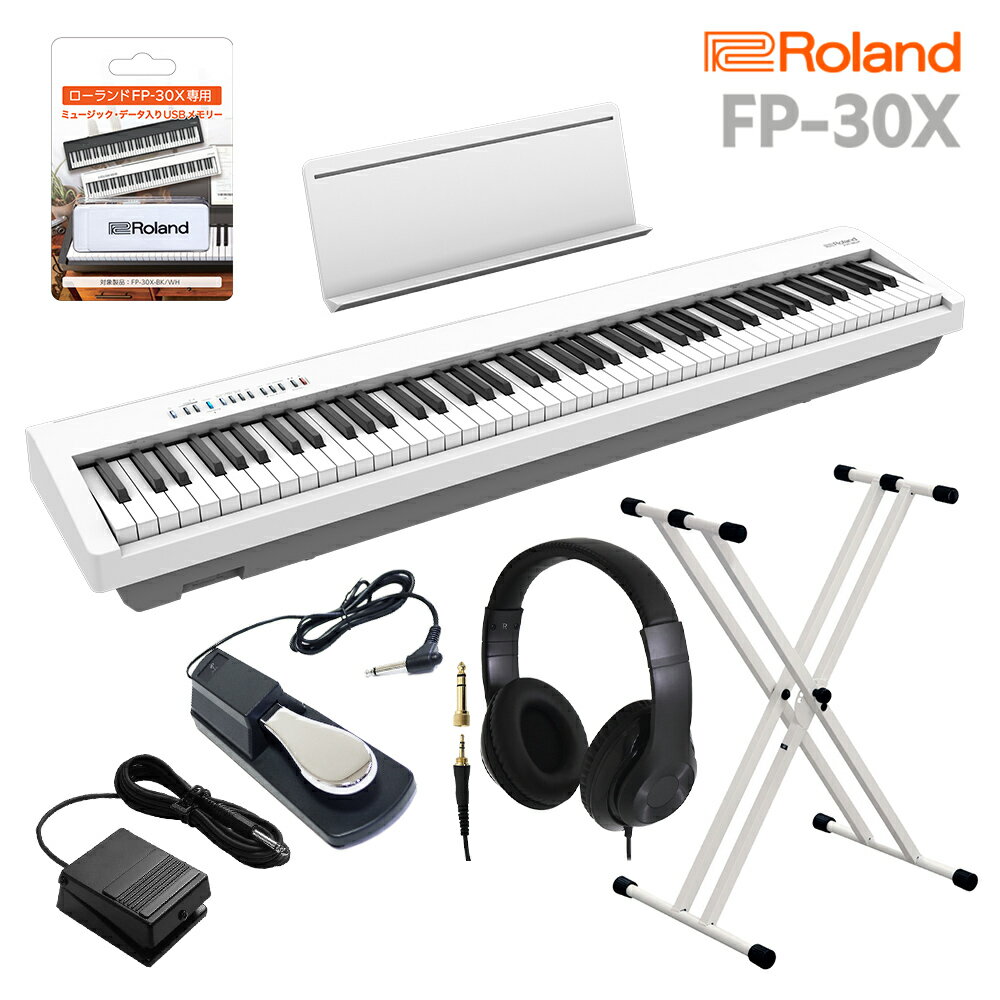 Roland FP-30X WH dqsAm 88 XX^hE p[y EwbhzZbg  [h 