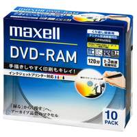 【日立マクセル】 録画用DVD−RAM DM120PLWPB.10S...:shimiz-bm:10282556