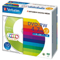 【三菱化学】 DVD-RW 4.7GB DHW47NM10V1 10枚...:shimiz-bm:10913247