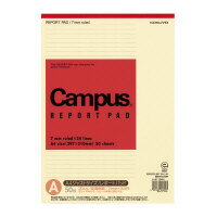 【コクヨ】 キャンパスレポート箋(普通横罫) A4 罫幅7mm50枚 レ-E110AN