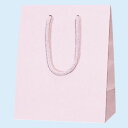 紙袋/シモジマ 手提げ紙袋 プレーンチャームバッグ 20-12 ピンク 10枚