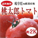 岐阜・福井県産桃太郎トマト約2K箱《サイズ指定なし》【送料無料】