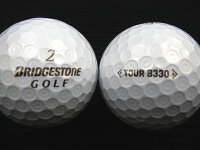 BRIDGESTON GOLF ブリヂストンゴルフ TOUR B330 14年モデル パールホワイトゴルフボール　ロストボール【あす楽対応_近畿】【中古】の画像