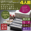 送料無料 信州長野から信州田舎そばセット!人気のおやき4個付...