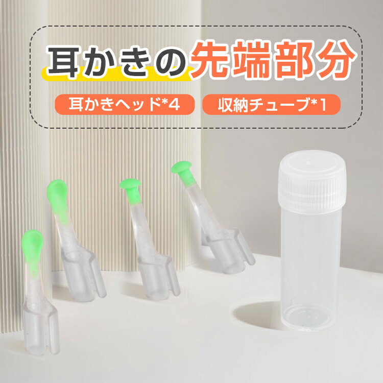 ☆1000円ポッキリ☆ 耳かき先端パーツ イヤースコープ 耳掛き みみかき カメラ 4.9 mm 型 レンズ専用 <strong>カメラ付き耳かき</strong> ear002/3/4 シリコン 取替用 交換用 部品 付け替え 専用部品 耳掃除 ヘッド 交換