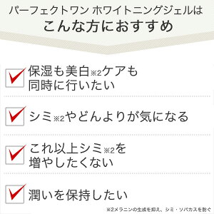 オールインワン化粧品,パーフェクトワン,薬用ホワイトニングジェル,化粧水,乳液,クリーム,美容液,パック,化粧下地