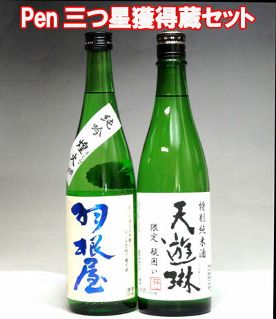 羽根屋 純吟 煌火 〜きらび〜 生原酒 720ml天遊琳 特別純米酒 限定瓶囲い720ml