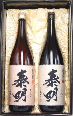 【2sp_120706_a】【麦焼酎ギフト】昔懐かしい昭和の味わい特蒸泰明　泰明1800ml2本セット【ギフト用化粧カートン入り】