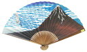 日本のお土産　日本の伝統浮世絵　扇子（センス・せんす）マジック扇子葛飾　北斎　赤富士