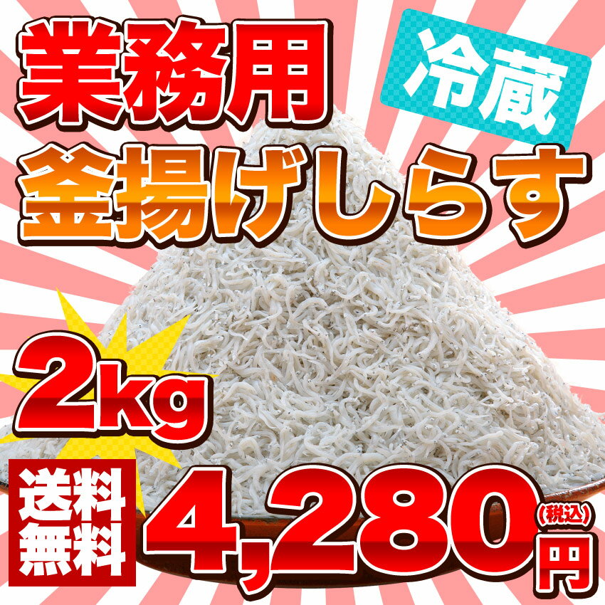 【送料無料】業務用　釜揚げしらす　2kg【smtb-k】【w1】【YDKG-k】：しらす家…...:shirasuya-s:10000186