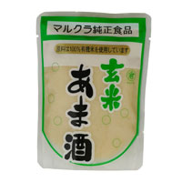 【全商品ポイント最大12倍 8月6日 9:59マデ】玄米あま酒(有機米使用)(250g)【マルクラ】