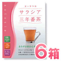 【エントリーでポイント最大5倍　8月11日　23：59マデ】【送料無料】【6箱セット】オーサワのサラシア三年番茶180g（6g×30袋）【オーサワジャパン】