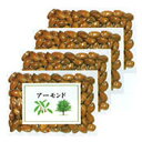 【全商品ポイント最大10倍　7月13日　9:59マデ】アーモンド600g（150g×4袋入）【自然健康社】