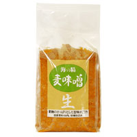 【全商品ポイント最大14倍　8月20日　9：59マデ】麦味噌（1kg）【海の精】