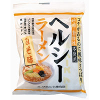 【全商品ポイント最大14倍　8月20日　9：59マデ】ヘルシーラーメン・みそ味（118g）【オーサワジャパン】