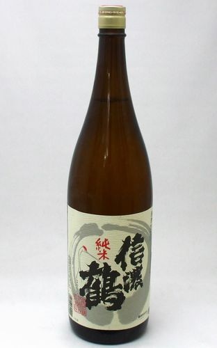 【送料無料】(日本酒)信濃鶴　純米1800ml×6本セット...:shochukikou:10001878