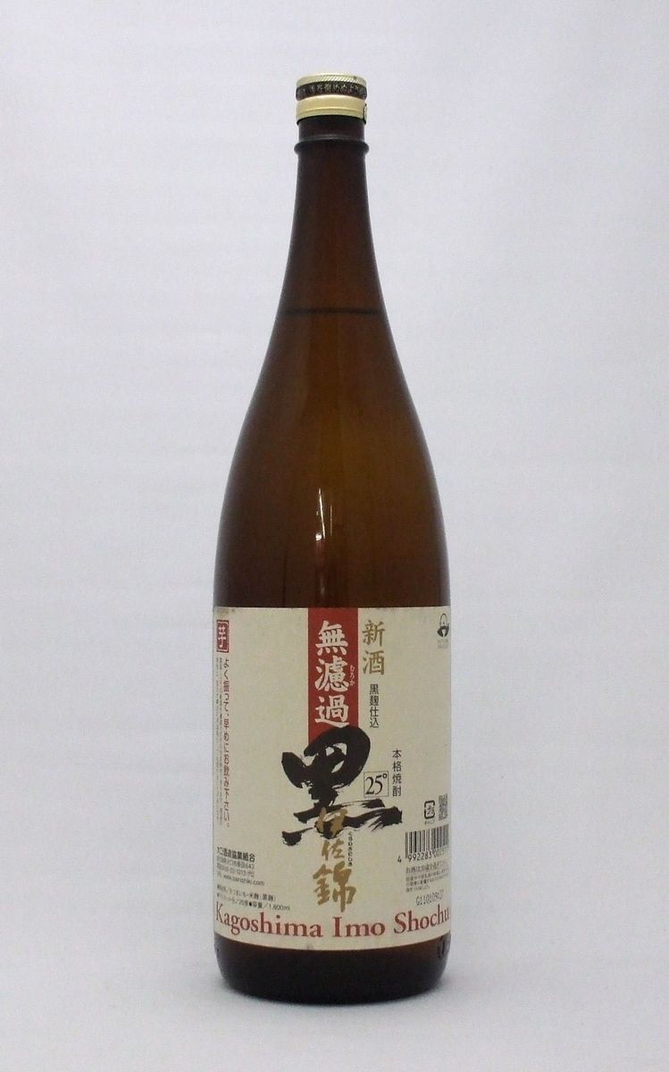 【限定】黒伊佐錦　新酒無濾過25度1800ml限定無濾過芋焼酎2011ビンテージ!!芋焼酎「黒伊佐錦　無濾過新酒」