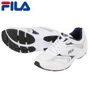 フィラ FILA スニーカー FL-3243M ハイモーションRAP メンズ靴 靴 シューズ 3E ランニングシューズ スポーツ スニーカー ローカット カジュアル ウォーキング ジョギング ジム 軽量 軽い ゆったり クッション性 衝撃吸収 ホワイト×ネイビー