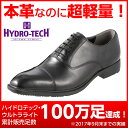 ハイドロテック ビジネスシューズ HYDRO TECH ウルトラライト HD1319 メンズ靴 靴 シューズ 3E ビジネスシューズ 本革 内羽根 ストレートチップ フォーマル 軽量 軽い ビジネス 通勤 仕事 曲がりやすい 歩きやすい 大きいサイズ 対応 28.0cm ブラック