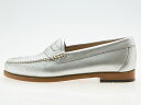 ジーエイチバス G.H.BASS WEEJUNS WOMEN BEEFROLL PENNY LOAFER ウィージャンズ ウィメンズ ビーフロール ペニーローファー LADYS レディース ガールズ SILVER TEXTURED シルバー ワイズM #ba41070-1sl