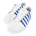 レディース カジュアルスニーカー K-SWISS ケースイス CLASSIC88 WH/BU クラシック white 白