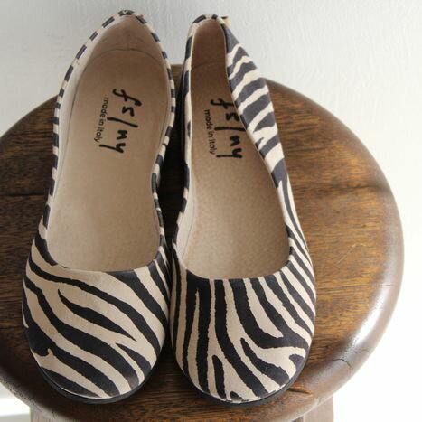 fs/ny（エフエススラッシュエヌワイ）バレエシューズ “sloop” ZEBRA SUE…...:shoes-hana:10000111