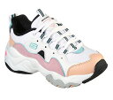 【エントリーでP10倍!】スケッチャーズ SKECHERS スニーカー ジュニア SKJ-80443L D'LITES 3.0-ZENWAY (WPKB)WHITE/PINK/BLUE キッズ 靴 シューズ H445 ダッド 厚底