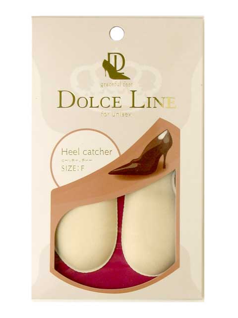 カカトをしっかりつかんで、靴ぬげ・靴ずれを予防【Dolce Line ドルチェライン】ヒールキャッチャー（Heel catcher）固定用粘着シールタイプ【RCPmara1207】