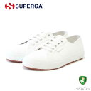 スペルガ SUPERGA 2750-CORN BASED LEATHER(ユニセックス)ホワイト (2s31275wah9) とうもろこし由来 シンセティックレザー スニーカー「靴」