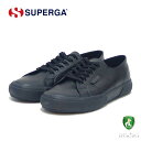 スペルガ SUPERGA 2750-CORN BASED LEATHER(ユニセックス)ブラック (2s31275waic) とうもろこし由来 シンセティックレザー スニーカー「靴」