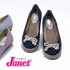 【ジャネット】Janetジュニアヒールアップパンプス　J-898　バレエ　ウェッジヒール　…...:shoesparlor:10000844