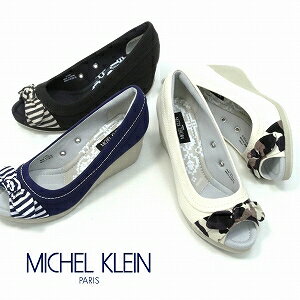 【ミッシェルクラン】MICHEL KLEINレディースウエッジソールパンプス　MK-231…...:shoesparlor:10001183
