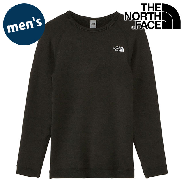 ザ・ノース・フェイス THE NORTH FACE メンズ エクスペディションホットクルー [NT62313-K FW24] Expedition HOT Crew TNF アウトドア トップス インナー 防寒 ブラック【e】