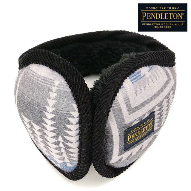 ペンドルトン PENDLETON フランネルイヤーマフ [PDT-000-253032 FW25] FLANNEL EAR MUFF メンズ・レディース 耳当て イヤーマフラー 防寒 中綿 CHARCOAL 正規取扱店