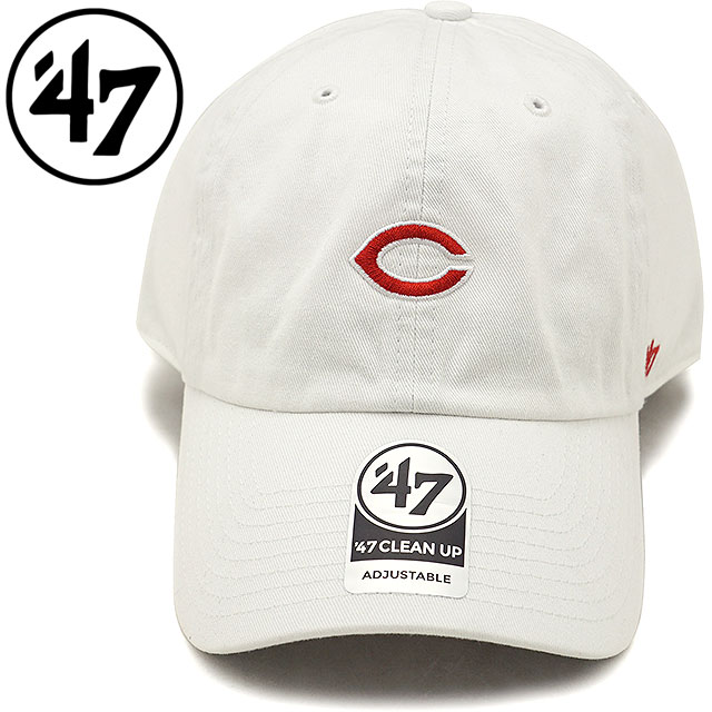 【即納】フォーティーセブン ’47 キャップ Carp ミニロゴ CLEAN UPカープ メンズ レディース アジャスタブル 帽子 WHITE (BSRNR05GWS)【コンビニ受取対応商品】