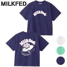 <strong>ミルクフェド</strong> MILKFED. レディース ブーケ SS トップ （103232013022 SU23） BOUQUET SS TOP トップス 半袖 Tシャツ カットソー 【メール便可】【e】【ts】