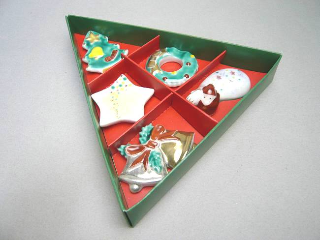清水焼 京のクリスマス箸置きセット