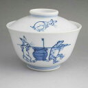 京焼 清水焼 高山寺鳥獣戯画蓋付小丼 A柄 【壺】芳山