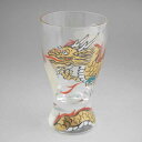 京絵付 金龍冷酒グラス