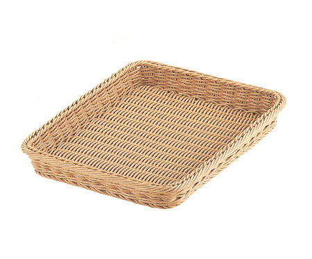 画期的！洗えるバスケット！Todai PP Rattan　ベーカリーバスケット36型