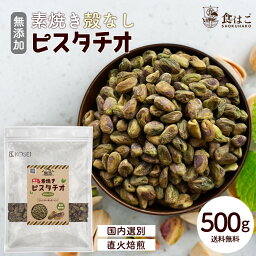 素焼き <strong>殻なし</strong> <strong>ピスタチオ</strong> 500g [ 無塩 無添加 ナッツ 製菓 製パン 美容 健康 おやつ おつまみ 大容量 ポイント消化 食物繊維 ビタミン ]【送料無料】