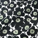マリメッコ marimekko ファブリック生地 ミニウニッコ (030 ブラック) 10cm単位カット販売 066475 030 Cotton fabric MINI UNIKKO