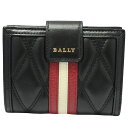 バリー 財布 BALLY 二つ折り財布/小銭入れ付 DASSEN.QT 190 6236142 BLACK 小銭入れ取り外し可能【送料無料】【あす楽】
