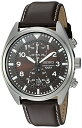 セイコー 腕時計 メンズ SNN241 Seiko Men's SNN241 Stainless Steel Watch with Brown Leather Bandセイコー 腕時計 メンズ SNN241