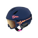 スノーボード ウィンタースポーツ 海外モデル ヨーロッパモデル アメリカモデル 【送料無料】Giro Launch CP Youth Snow Helmet w/Matching Goggles - Matte Midnight/Neon Lights -スノーボード ウィンタースポーツ 海外モデル ヨーロッパモデル アメリカモデル