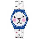 ¥¹¥¦¥©¥Ã¥Á ÏÓ»þ·× ¥ì¥Ç¥£¡¼¥¹ GN241 Swatch Cattitude White (Kitty Face) Dial White Silicone Ladies Watch GN241¥¹¥¦¥©¥Ã¥Á ÏÓ»þ·× ¥ì¥Ç¥£¡¼¥¹ GN241