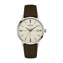 ブローバ 腕時計 メンズ 96B242 【送料無料】Bulova Men's 96B242 20mm Leather Calfskin Brown Watch Braceletブローバ 腕時計 メンズ 96B242