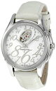 腕時計 ハミルトン レディース H32465953 【送料無料】Hamilton Women's H32465953 Jazzmaster White with Skeleton Display Dial Watch腕時計 ハミルトン レディース H32465953