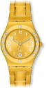 スウォッチ 腕時計 レディース YLG404G Swatch Women's YLG404G Fancy Me Gold Dial and Bracelet Watchスウォッチ 腕時計 レディース YLG404G